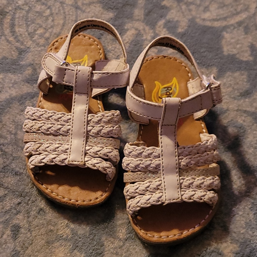 White sandals